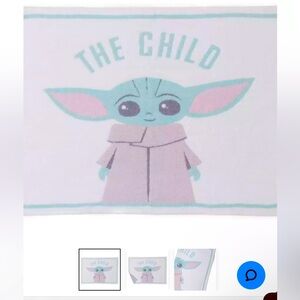 Grogu CozyChic® Stroller Blanket by Barefoot Dreams – Star Wars NWT!